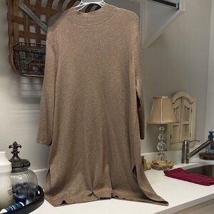 Shimmering Gold Long Sleeve tunic